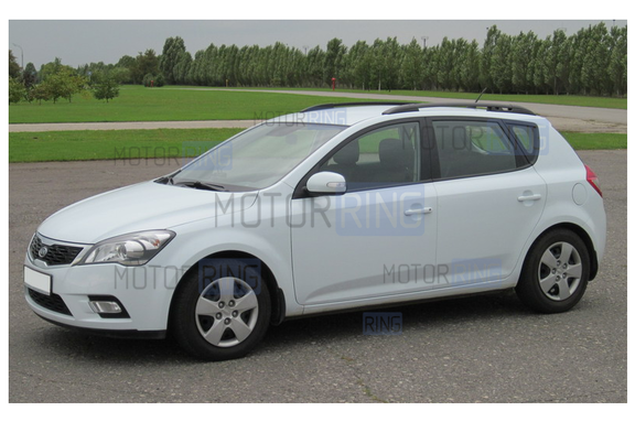 Рейлинги черные АПС для KIA Ceed хэтчбек 2006-2012 г.в.