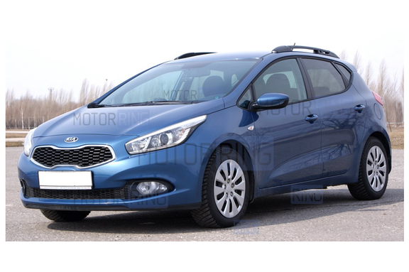 Рейлинги черные АПС для нового KIA Ceed 2012-2018 г.в.