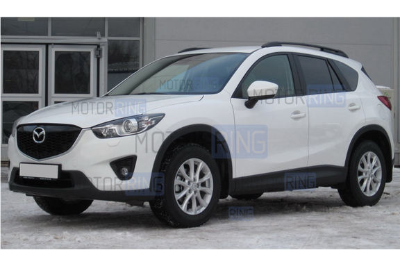 Рейлинги АПС черные для Mazda CX-5 2011-2017 г.в.