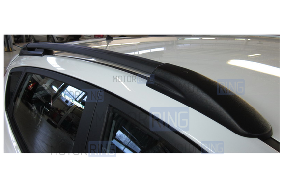 Рейлинги черные АПС для Hyundai Solaris хэтчбек 2011-2017 г.в.
