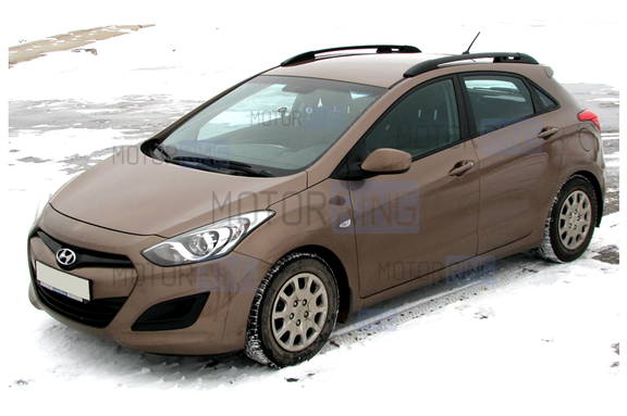 Рейлинги АПС черный полимер для Hyundai i-30 2011-2017 г.в.