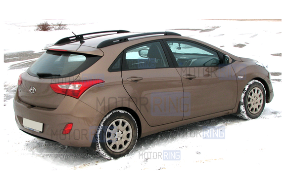 Рейлинги АПС черный полимер для Hyundai i-30 2011-2017 г.в.