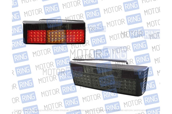Задние фонари ProSport RS-08969 NEW для ВАЗ 2108-14 диодные тонированные, черные