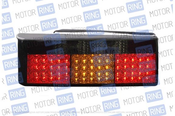 Задние фонари ProSport RS-08969 NEW для ВАЗ 2108-14 диодные тонированные, черные