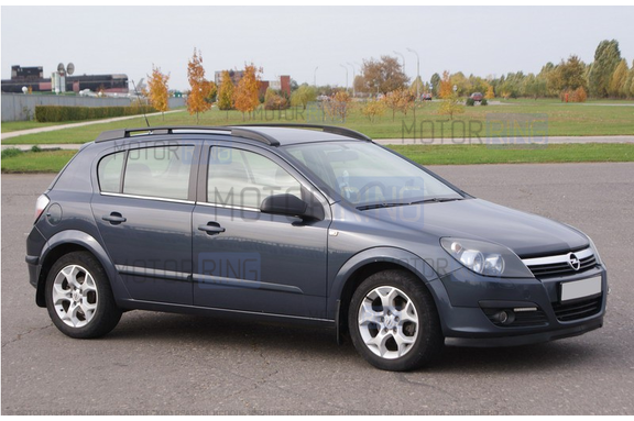 Рейлинги черные АПС для Opel Astra (H) Family 2004-2014 г.в.