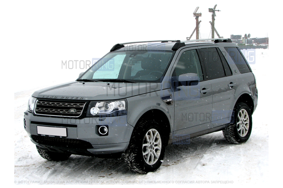 Рейлинги АПС серый анод для Land Rover Freelander 2 2006-2014 г.в.