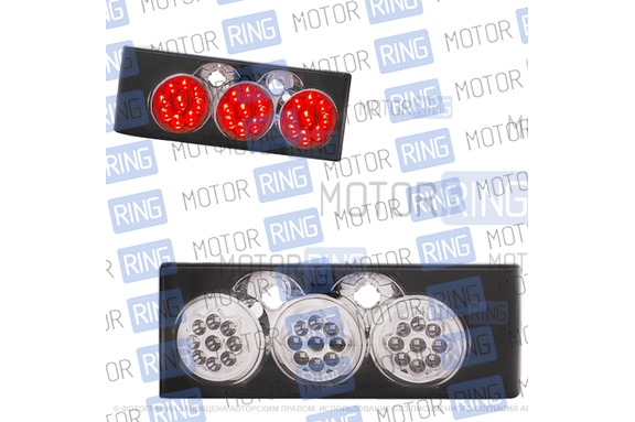 Задние фонари ProSport RS-03002 Terminator для ВАЗ 2108-14 диодные тонированные, черные
