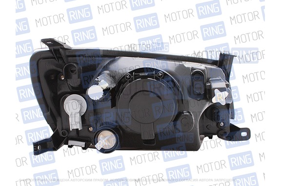 Фары с ДХО ProSport RS-09942, хром корпус для Лада Гранта