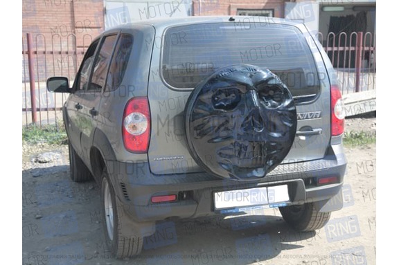 Чехол запасного колеса Трофей Снайпера для Шевроле Нива, Лада Нива Тревел
