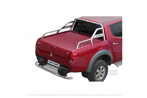 Дуга багажника ТехноСфера с боковой поддержкой d63,5 для Mitsubishi L200 2006-2014 г.в.