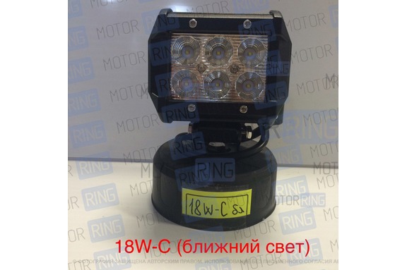 Диодная балка 18W-C ближний (6*3Вт)