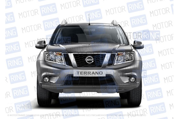 Защита переднего бампера PT Group одинарная 63мм для Nissan Terrano 2014