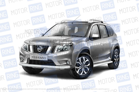 Защита переднего бампера PT Group одинарная 63мм для Nissan Terrano 2014