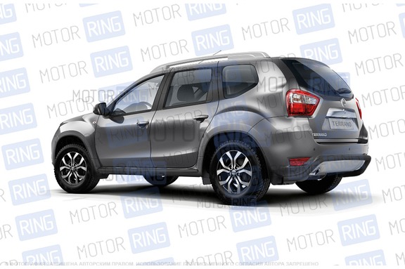 Защита порогов PT Group Эстонец 51мм с алюминиевой площадкой для Nissan Terrano 2014