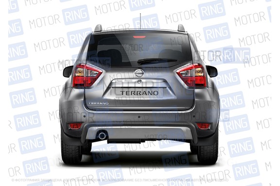 Защита заднего бампера PT Group 51мм для Nissan Terrano