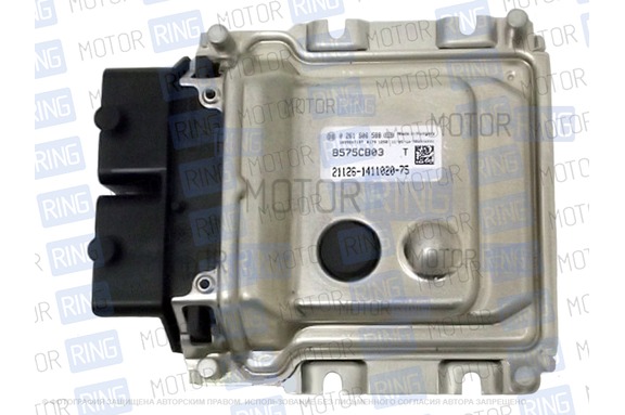Контроллер ЭБУ BOSCH 21126-1411020-75 (M17.9.7 E-Gas) под электронную педаль газа для Лада Приора