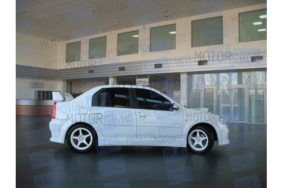 Пороги POWER DM для Renault Logan
