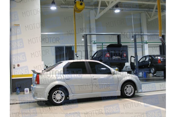 Спойлер POWER DM 2 неокрашенный для Renault Logan