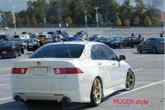 Задняя юбка MUGEN для Honda Accord 2002-06