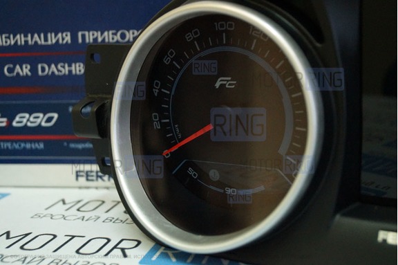 Электронная комбинация приборов Gamma GF 890 серебро для Лада Ларгус, Рено Логан, Дастер, Сандеро, Ниссан Альмера, Террано