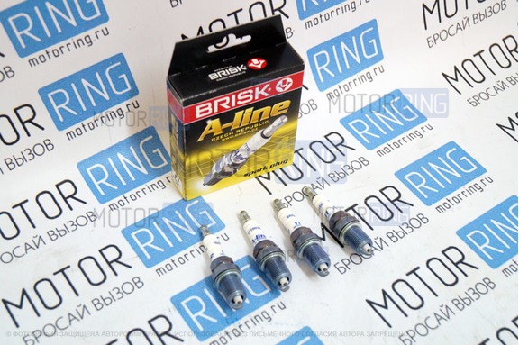 Комплект свечей зажигания Brisk-14 A-line для 16 кл ВАЗ 2110-2112, 2113-2115, Лада Калина, Приора, Гранта, Ларгус, Веста, Икс Рей