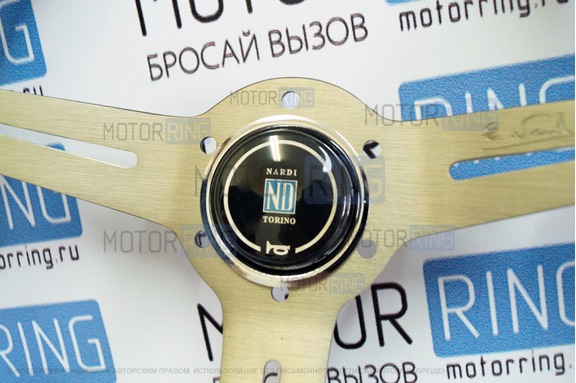 Спортивный руль Nardi 67 обод из замши для ВАЗ 2101-2107, Лада Нива 4х4