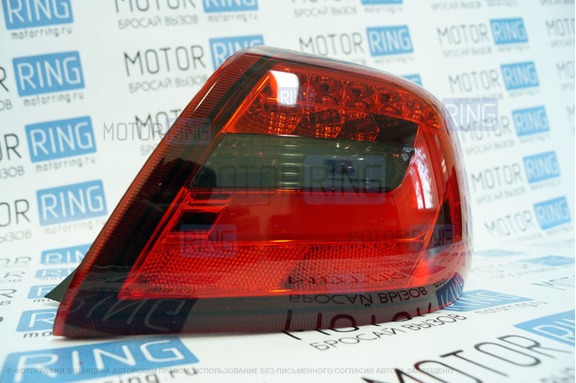 Задние тюнинг фонари Red Smoke для Toyota Camry 2006-2011 г.в.