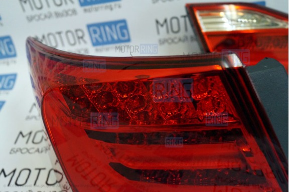 Задние тюнинг фонари светодиодные на Toyota Camry 2012 г.в.