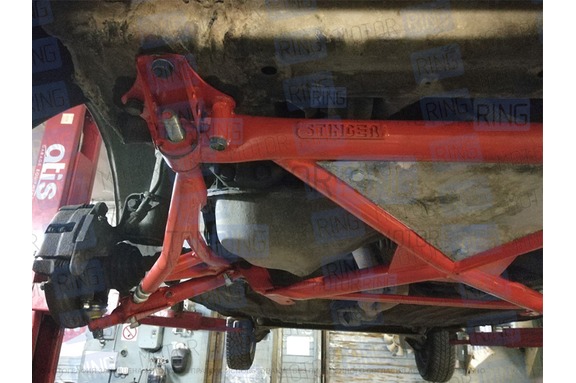 Подрамник Stinger Auto с рычагами и алюминиевой защитой на полиуретановых сайлентблоках для ВАЗ 2108-21099, 2113-2115