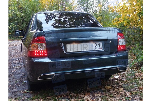 Оригинальные фонари с диодным стопом АвтоСвет для Лада Приора 2 (SE)