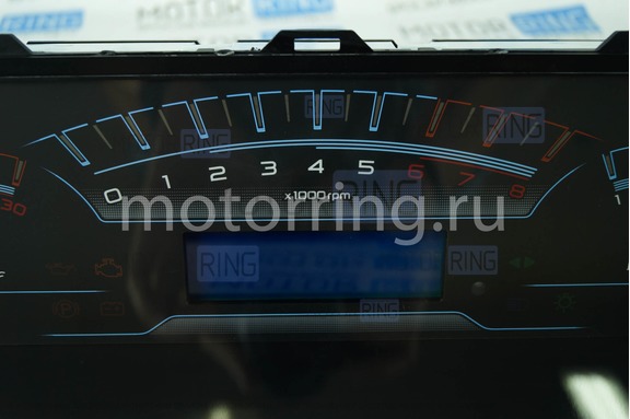 Электронная комбинация приборов Gamma GF 607 для ВАЗ 2107 инжектор