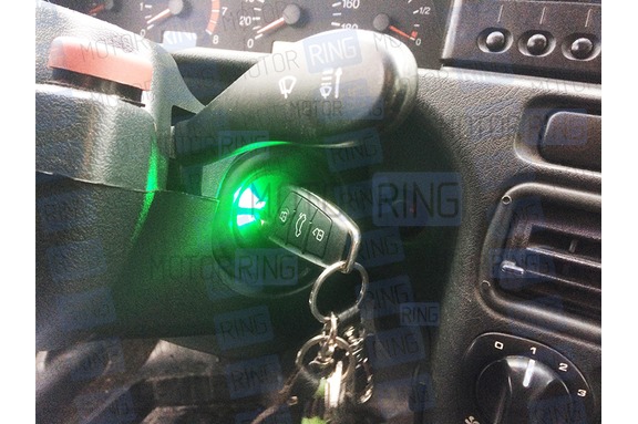 Замок зажигания ПТИМАШ нового образца с выкидным ключом в стиле Ауди без чипа (пустой) для ВАЗ 2113-2115, 2110-2112