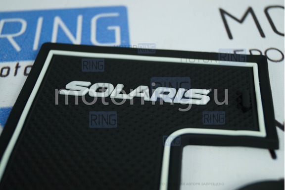 Коврики панели приборов и консоли SOLARIS для Хендай Солярис 2014-2016 г.в.