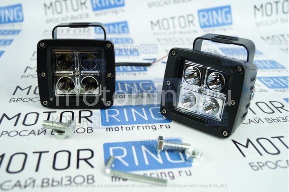 Диодная балка PL-1210 12W (4*3Вт)