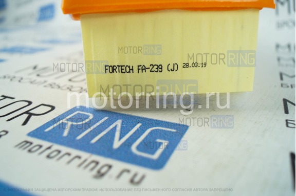 Воздушный фильтр FORTECH образца 2015 года для Лада Веста, Икс Рей, Ларгус, Renault, Nissan