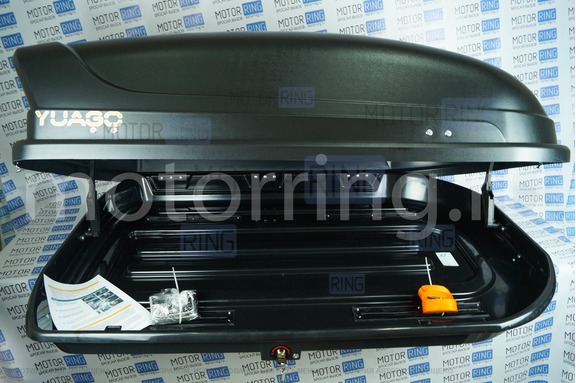 Автобокс YUAGO Pragmatic тиснение EuroLock 410 литров