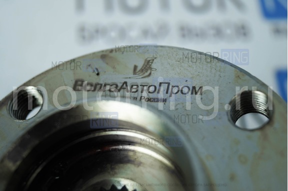 Кулак поворотный правый ВолгаАвтоПром с подшипником и ступицей в сборе для Лада Калина, Калина 2, Гранта, Гранта FL, Приора с АБС