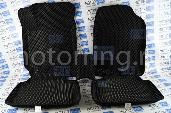 Формованные коврики EVA 3D Boratex в салон для Kia Rio 3 2011-2016 г.в.