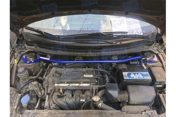 Растяжка ТехноМастер передних стоек Hyundai Solaris, Kia Rio 3