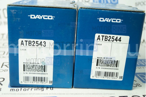 Комплект роликов ГРМ (натяжной и опорный) DAYCO для 16 кл Лада Приора, Калина, Калина 2, Гранта, Гранта FL, Ларгус, Ларгус FL, Веста, Икс Рей, Датсун