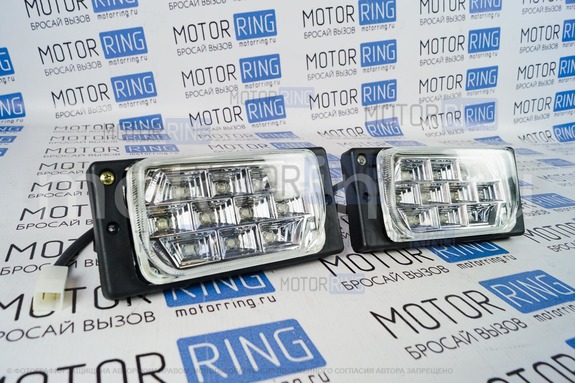 LED противотуманные фары (10 диодов) для ВАЗ 2110-2112, 2113-2115