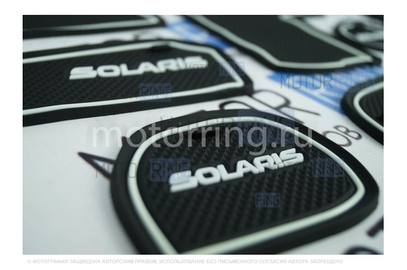 Коврики панели приборов и консоли SOLARIS на Хендай Солярис с 2017 г.в.