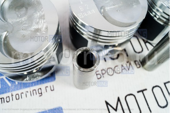 Поршни с пальцами МоторДеталь (82,4мм A) для ВАЗ 2108-21099, 2110, 2111, 2115, Лада Ока с двигателями ВАЗ 11113, 21083