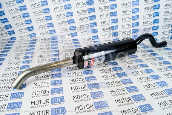 Глушитель основной Stinger Auto с овальной бочкой для ВАЗ 2115