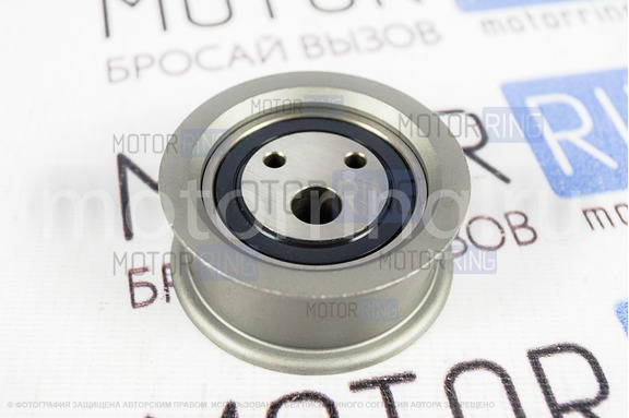 Натяжной ролик ГРМ двухрядный Marel Magnum для 8 кл ВАЗ 2108-21099, 2110-2112, 2113-2115, Лада Калина, Приора, Гранта в комплектации Стандарт, Ока