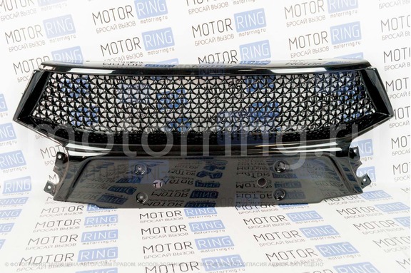Решетка радиатора PT Group без шильдика под комплектации Классик, Комфорт для Лада Веста