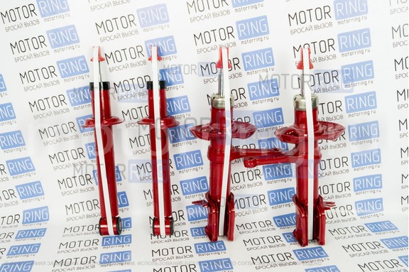 Комплект газомасляных стоек и амортизаторов RZ LUX Tuning без занижения и с занижением 30/50/70/90 мм для Лада Приора, Калина, Калина 2, Гранта