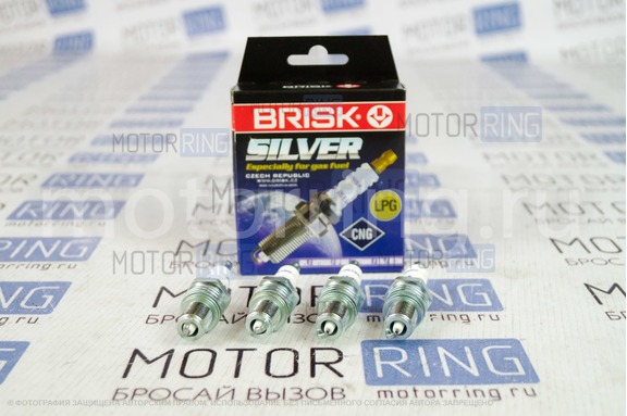 Комплект свечей зажигания Brisk 8V с газооборудованием для переднеприводных ВАЗ