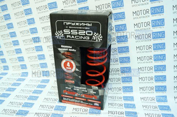 Пружины холодной навивки задней подвески SS20 Racing -50 (переменный шаг) для ВАЗ 2108-21099, 2110-2112, 2113-2115, Приора, Калина, Калина 2, Гранта, Гранта FL