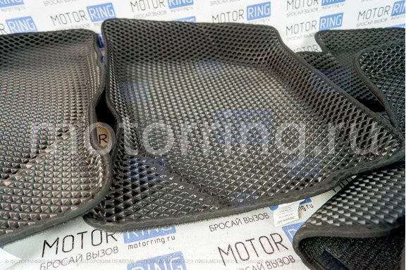 Формованные коврики EVA 3D Boratex оригинал в салон для Лада Калина, Калина 2